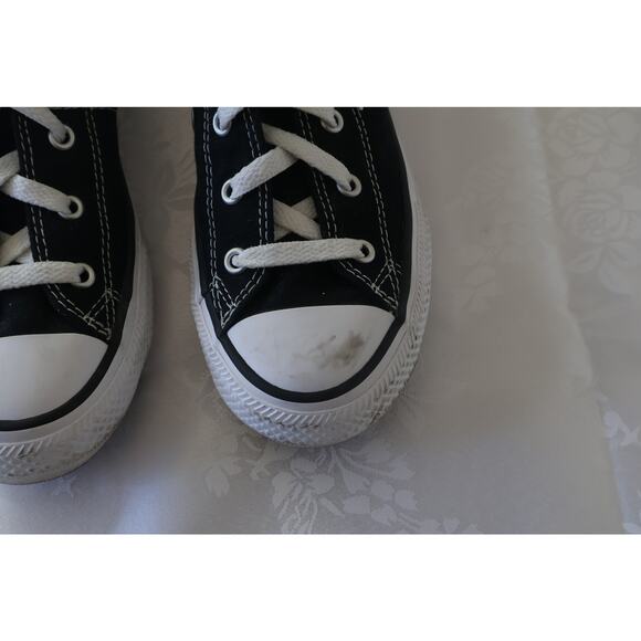 Converse All Star Low Black Pink Gingham Lining Women’s Size 4 / Men’s 3.5 - Picture 2 of 7